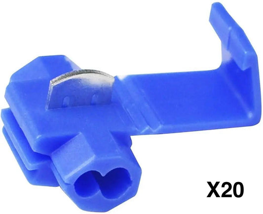 Conector rápido Azul 18A 1,5-2,5mm X20 unidades - Connecta